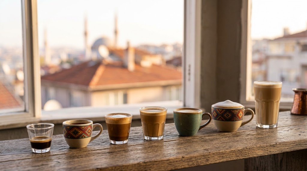 Espresso bazlı içecekler: ristretto'dan latte'ye espresso bazlı içecekler